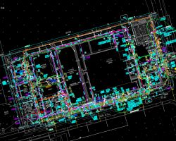 某紙業制品工業廠房施工圖紙 建筑結構水電暖