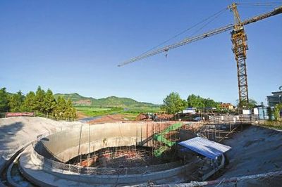 南充市第四自來水廠已完成取水頭工程